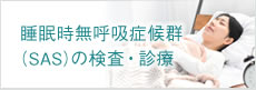 睡眠時無呼吸症候群（SAS）の診療について